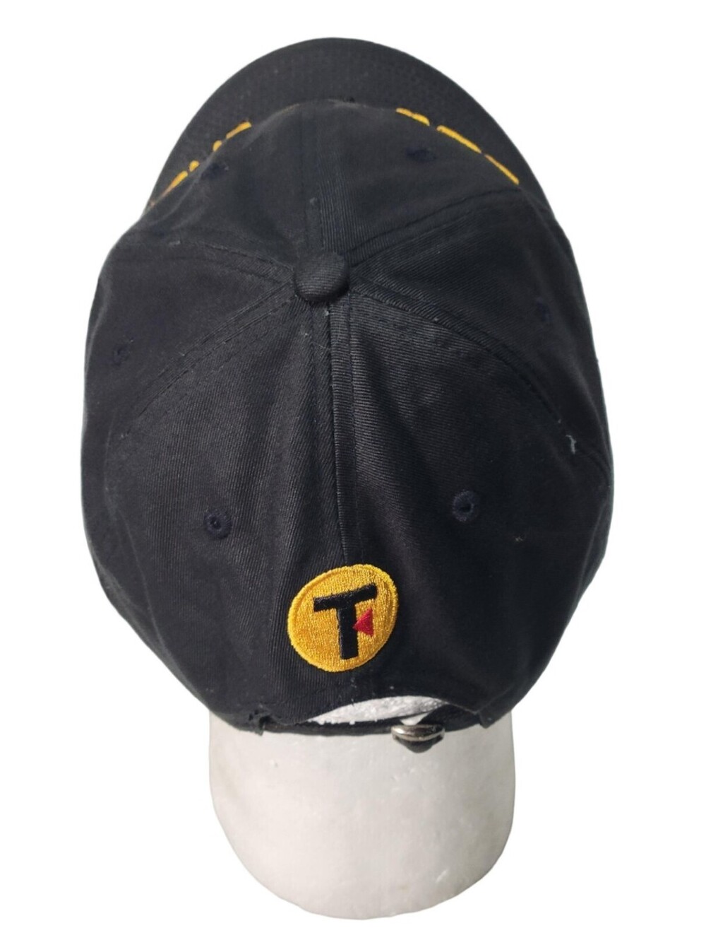 Top Flite Golf Black Strapback Adjustable Baseball Hat Cap - Picture 5 of 11